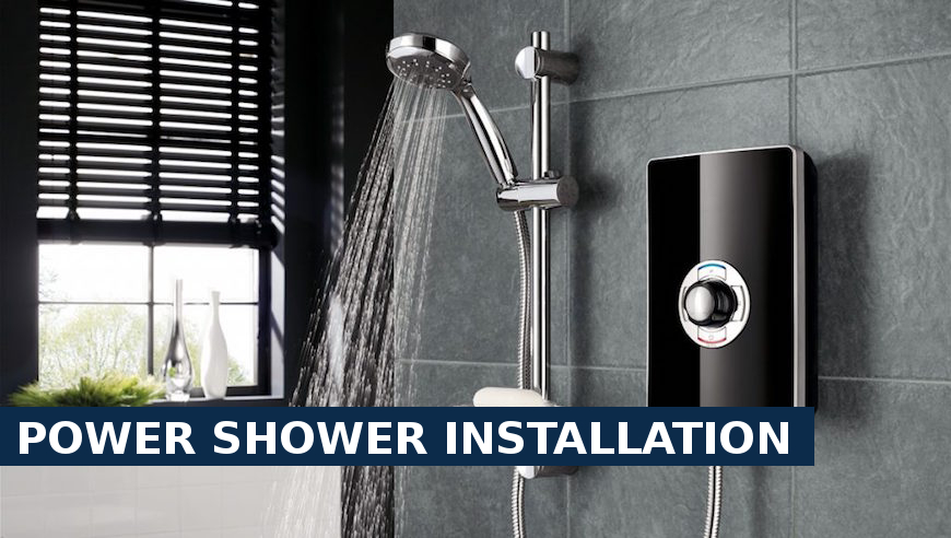 Power shower installation Mile End